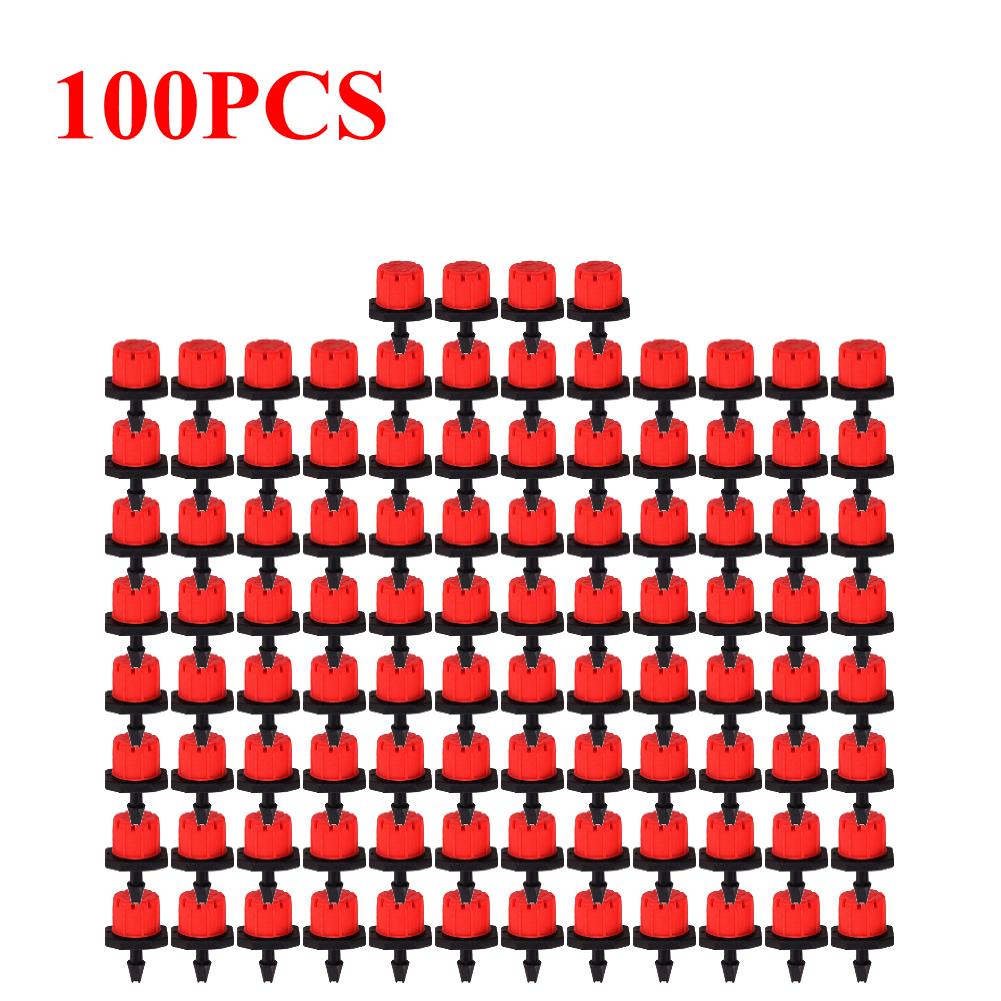 

1000-100PCS Irrigation Drippers Sprinklers Adjustable Water Dropper Head Sprinkler Flow Head Garden Watering Irrigation System