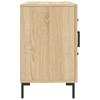 Cómoda, Roble Sonoma, 100X36X60 Cm, Material Derivado de la Madera