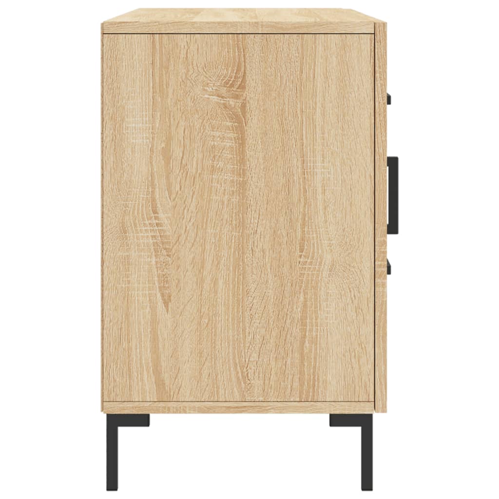 Cómoda, Roble Sonoma, 100X36X60 Cm, Material Derivado de la Madera