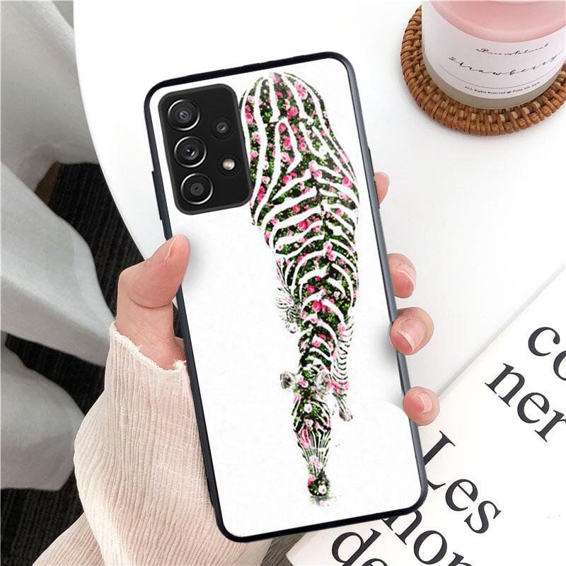 

Чехол для телефона с изображением зебры для Samsung Galaxy A13 A22 A12 A32 A71 A11 A21S A33 A52 A72 A51 A50 A70 A31 M31 M31