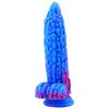 Sexy Bitter Gourd Stick Color Fake Penis Silicone Simulation Penis Masturbation Device for Men and Women Anal Expansion Anus Deep Sucker Anal Plug