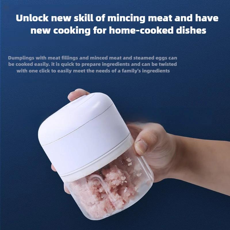 Multifunctional Electric Supplementary Food Machine Baby Cooking Machine Automatic Garlic Press Meat Grinder Small Household
