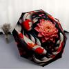 1pc Koi Fish Pond Folding Umbrella, Durable, Suitable for Outdoor Activities or Rain, Suitable for Commuting yy251027082