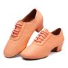 Scarpe da ballo in pelle con fondo morbido da interno per donna, da donna, moderne, Jazz, Latine, Sneakers traspiranti, da ballo, fitness, sportive da donna