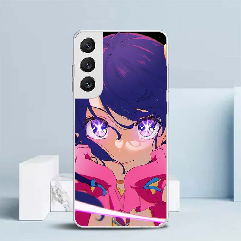 Japan Anime Oshi No Ko Soft Cover for Samsung Galaxy S25 Edge S26 S24 S23 Ultra Phone Case S22 S21 Plus S20 FE Print Pattern She