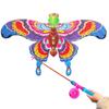 Kinder Drachen Spielzeug Cartoon Adler Faltbar Mini Plastikspielzeug Drachen Handbremse Angelrute Schmetterlinge Für Kinder Outdoor Spielzeug Für Spaß