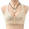 Wire-Free Front Closure Cotton Bras for Middle-aged & Elderly Moms - Plus Size Vest Style