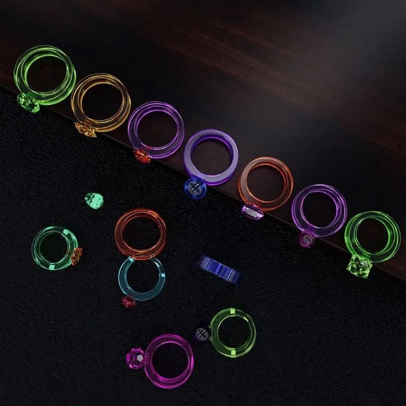 Silicone Ring Pendant Mold Necklace Epoxy Molds Rings Jewelry Resin Casting Mold Jewelry Craft Handmade DIY Tool Gift