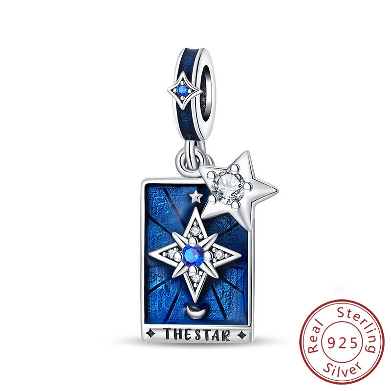 New Copper Charms Beads Pendants Sun Moon Stars Magic Tarot Charms Fit Original Bracelets Women Fine Jewelry Gifts