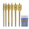 tri-point wood chisel titanium plated