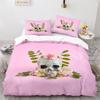 Romantic Rose Floral Duvet Cover Microfiber Quilt Cover for Girls Adults Teens Wedding Valentine's Day Bedroom Decorations Queen