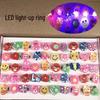 Flashing Soft Rubber Light-Up Finger Rings - Christmas Toy 