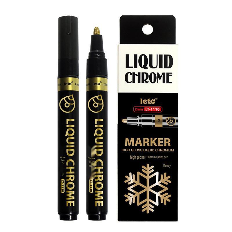 Non-Fading Oil-Based Waterproof Paint Pen for Graffiti, Tire, Glass & Rust-Proof Touch-Ups