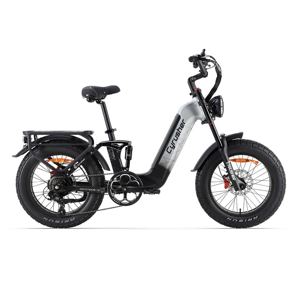 Cyrusher Kommoda 3.0 Adult Outdoor E-Bike 48V20AH Battery 250W Motor City Electric Mountain Bike 20 Inch Off-Road Tires Electric Bicycle