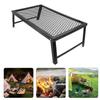 Outdoor Folding Mini Table Portable Camping Picnic Integrated Storage Grill Rack Iron