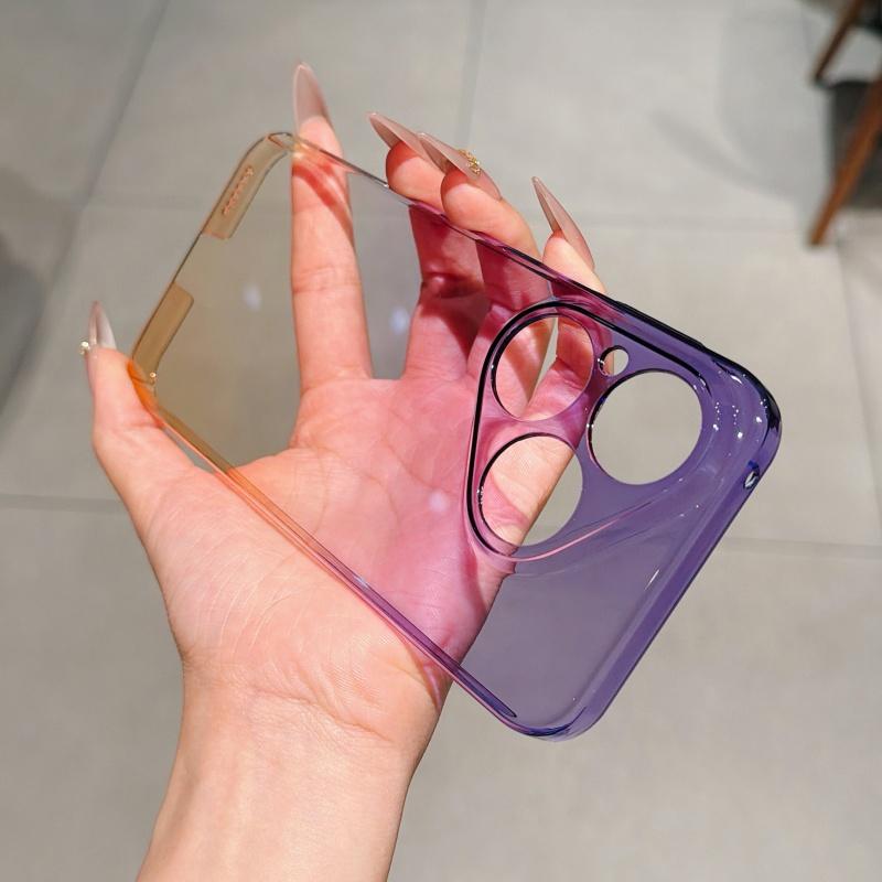 Original Ultra Thin PC Colorful Transparent Case For Huawei Pura 90 Pro Max Pura 80 70 Pro Hard HD Clear Armor Gradient Cover