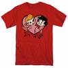 26 I Love Lucy Cartoon Love Logo T Shirt Lucy Desi Mens Licensed Classic TV Red Unisex T-Shirt