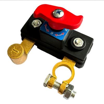 Zinc Alloy Structure Negative Pole Disconnect Tool Free Knob Design Dual Voltage Battery Master Cut Off Switch