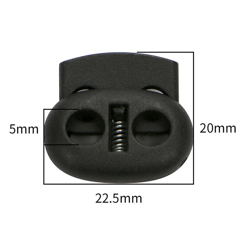 

8 шт. Пластиковый фиксатор шнура Стопор Тумблер Зажим Блок Фиксатор для шнурка Эластичный шнур Паракорд Веревка Аксессуары для сумки для одежды L