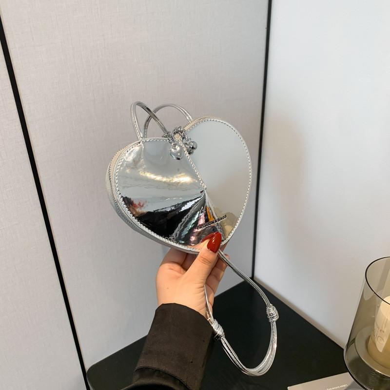 Adorable Heart-shaped Mini Bag 2024 Summer New Parent-child Shoulder Bag