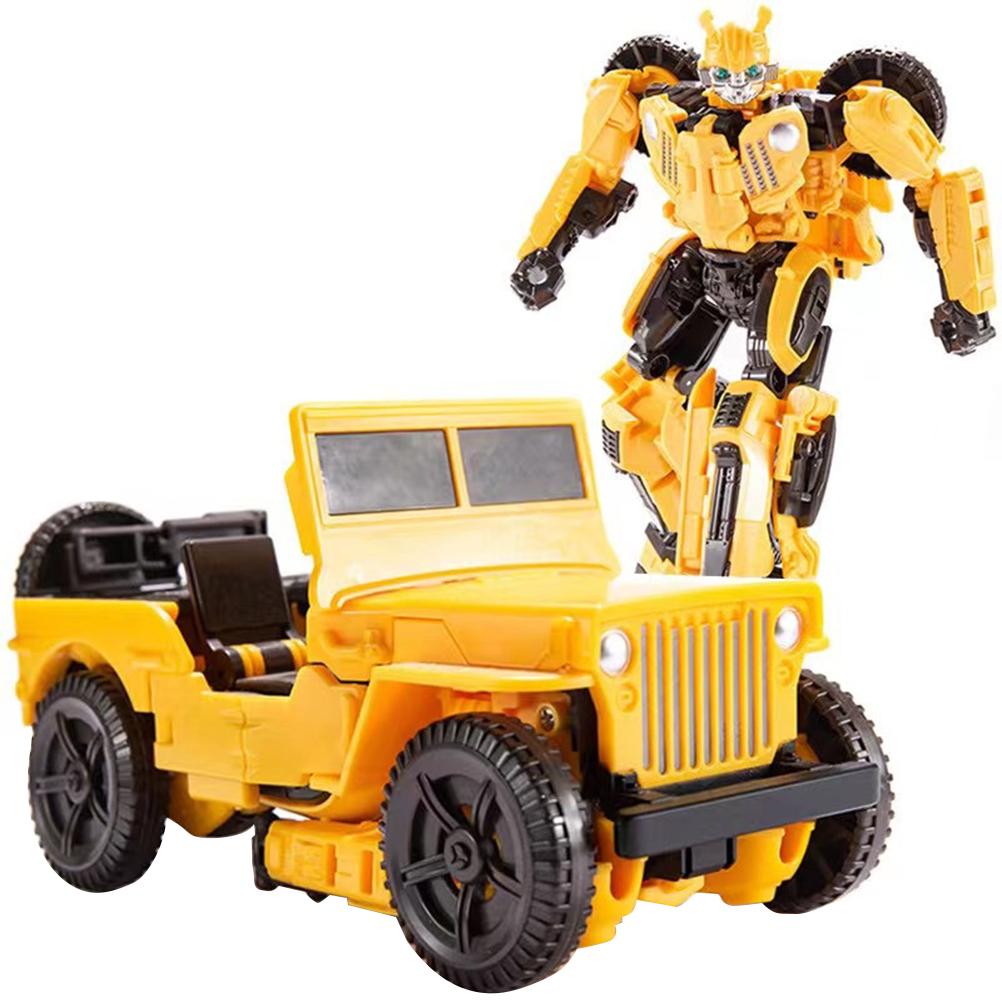 Manual Deformation Robot Car Toys Model for Kids Portable Alloy Deformation Action Figure Ornaments for Birthday and Party