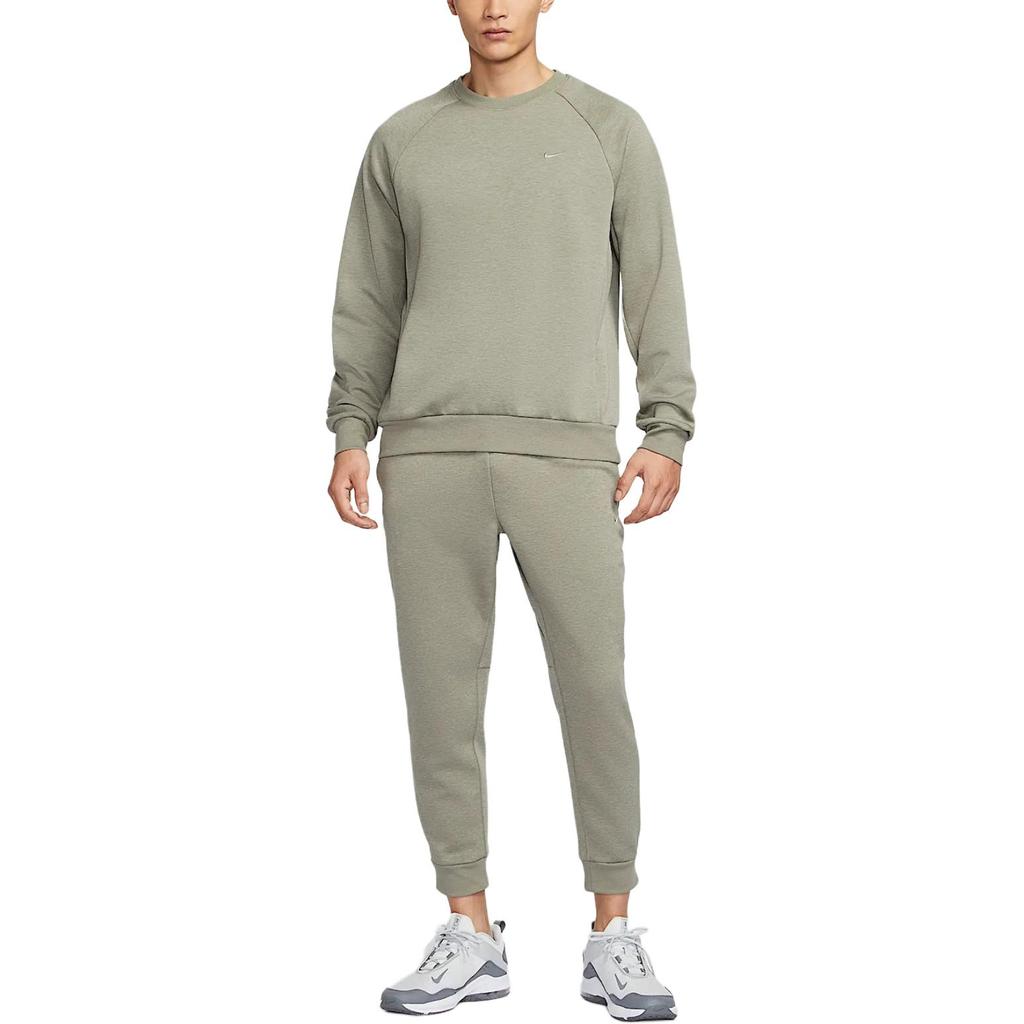 New Nike PrimaryDri Fit Sweatshirt Men's Light Army Green/Color Adjustment FZ0972-320