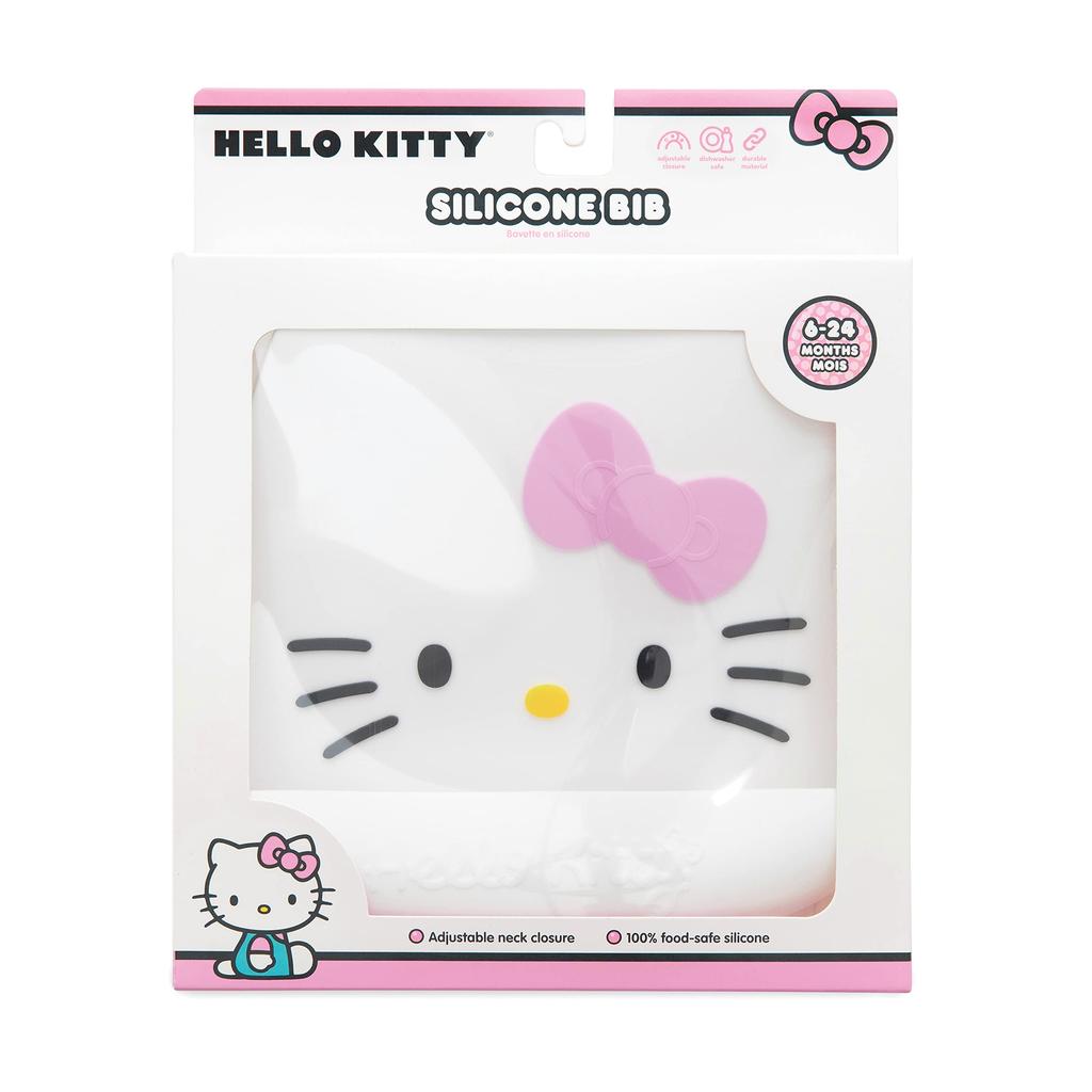 Bumkins X Hello Kitty Collaboration Food Series Silicone Bib Japanese 6 Months 24 Months Hello Kitty 1 Bib [Official Product] - BM-SMB-SHK