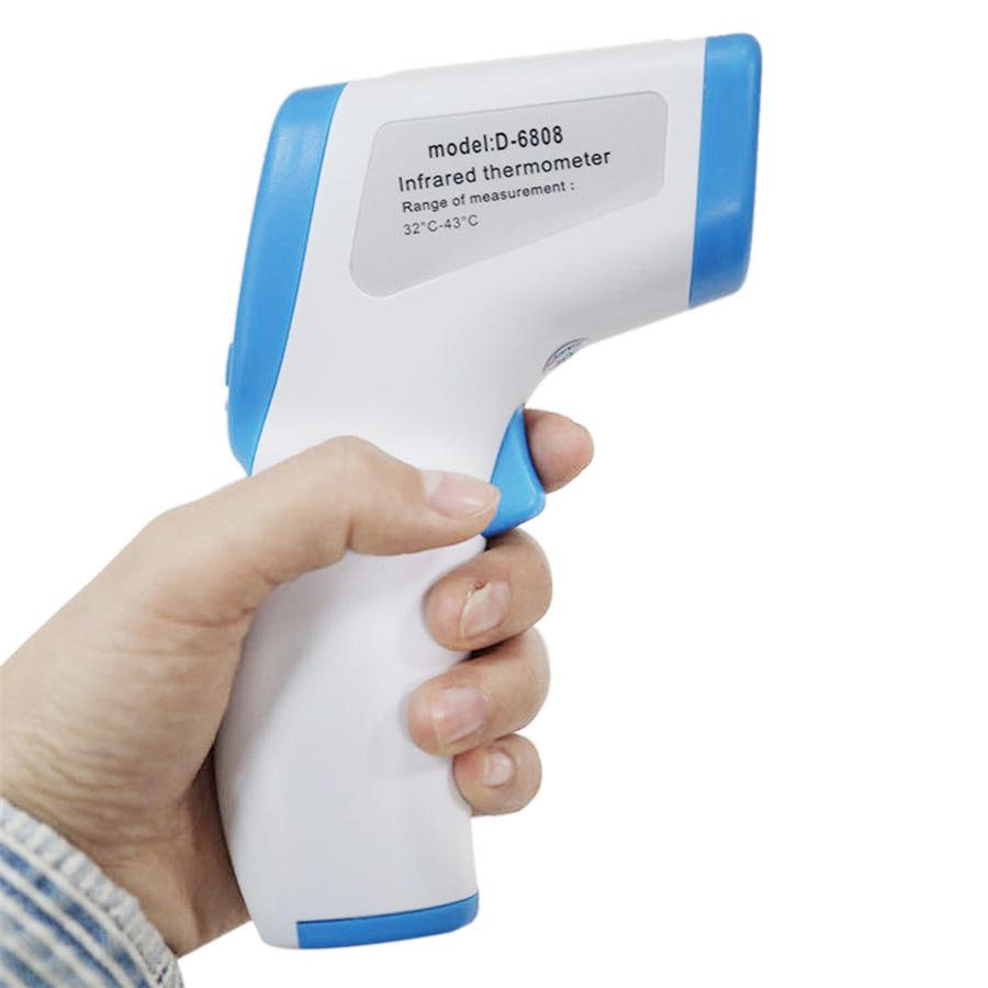 Digital 3 Colors IR Infrared Forehead Thermometer Gun fever Temperature Measurement Hs