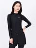 Akuatika Women'S Rash Guard Zip-Up Aqawjp23006+Wl Leggings & Shorts Set