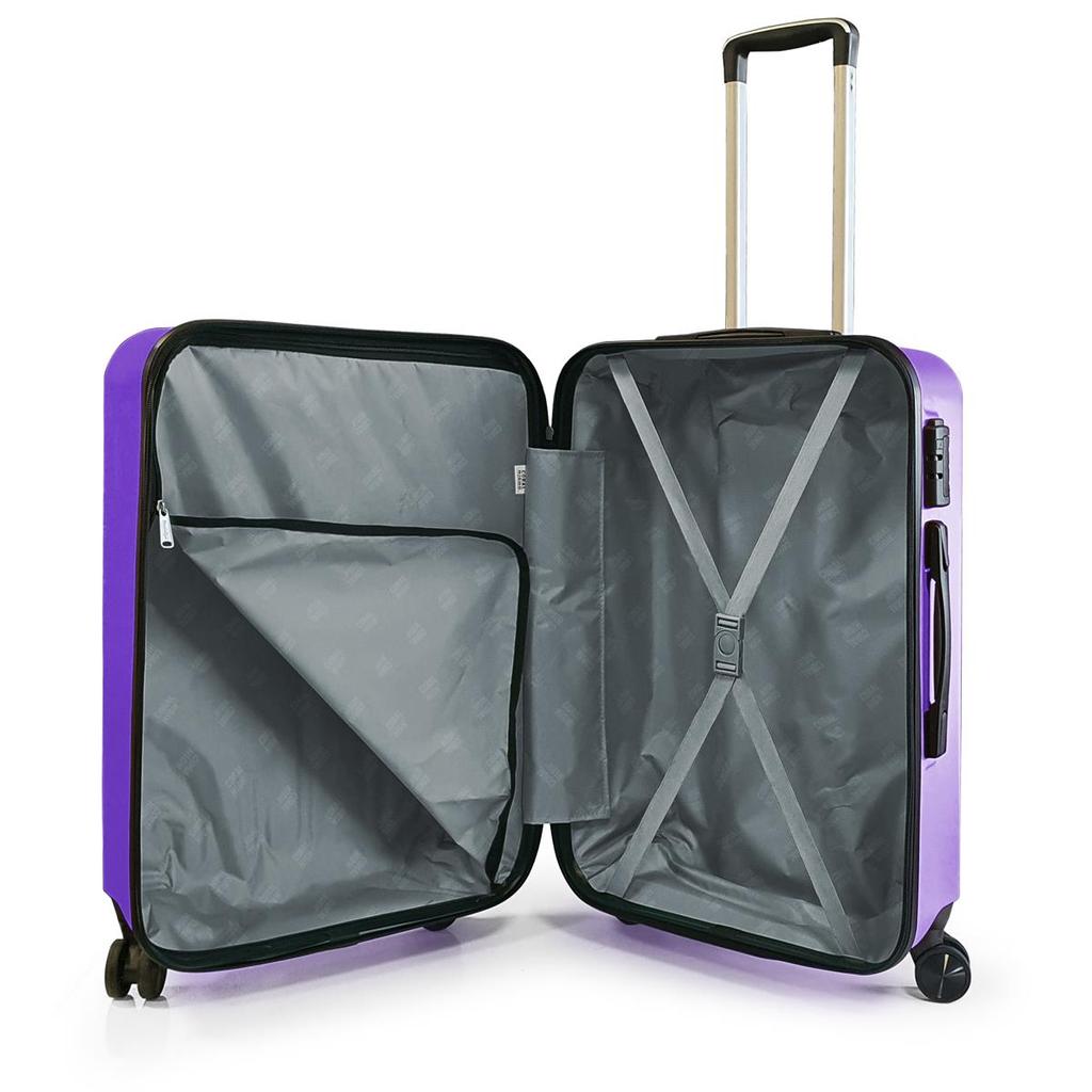 coral high Valiza de dimensiuni mici ABS violet 16451