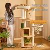 Cmisstree Multi-level Solid Wood Cat Tree & Condo