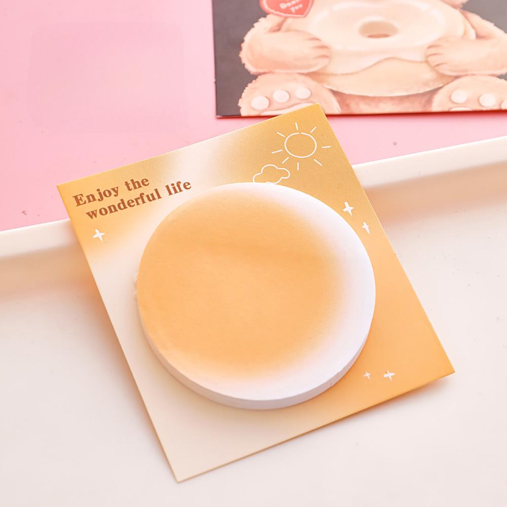 30/50sheets Light Color Transparent Pearlescent BOPP Sticky Notes Notebook Reading Highlights Label Writable Sticker To Do List Tab