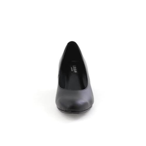 Himiko 5cm Heel Round Toe Black Pumps/600006 Black 230