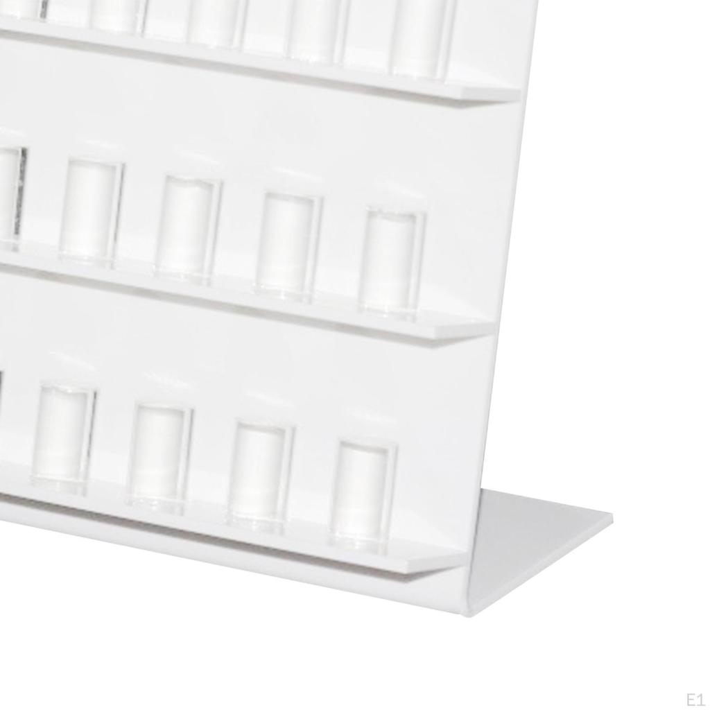 Acrylic Jewelry Stand for Rings with L Base Display Organizer