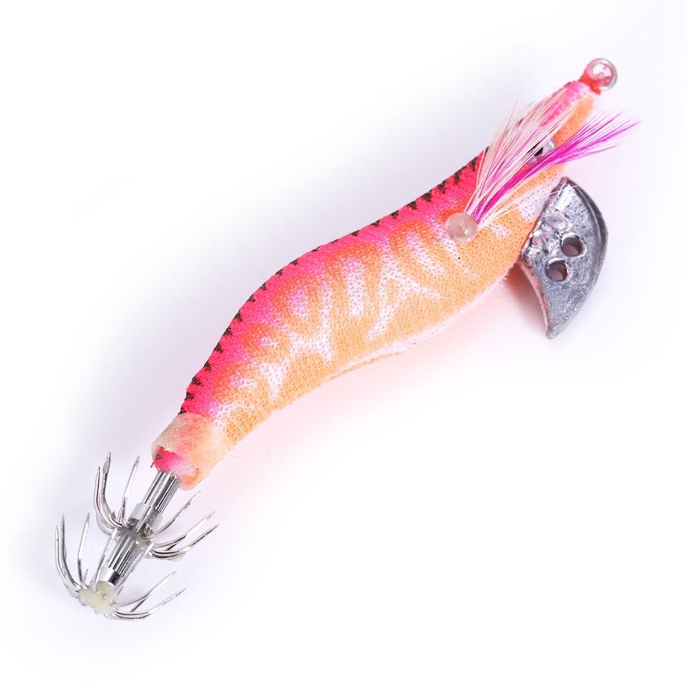 4Pcs Glow Shrimp Jig Multicolor Fishing Lures Durable Luminous Bait  Dawn Fishing