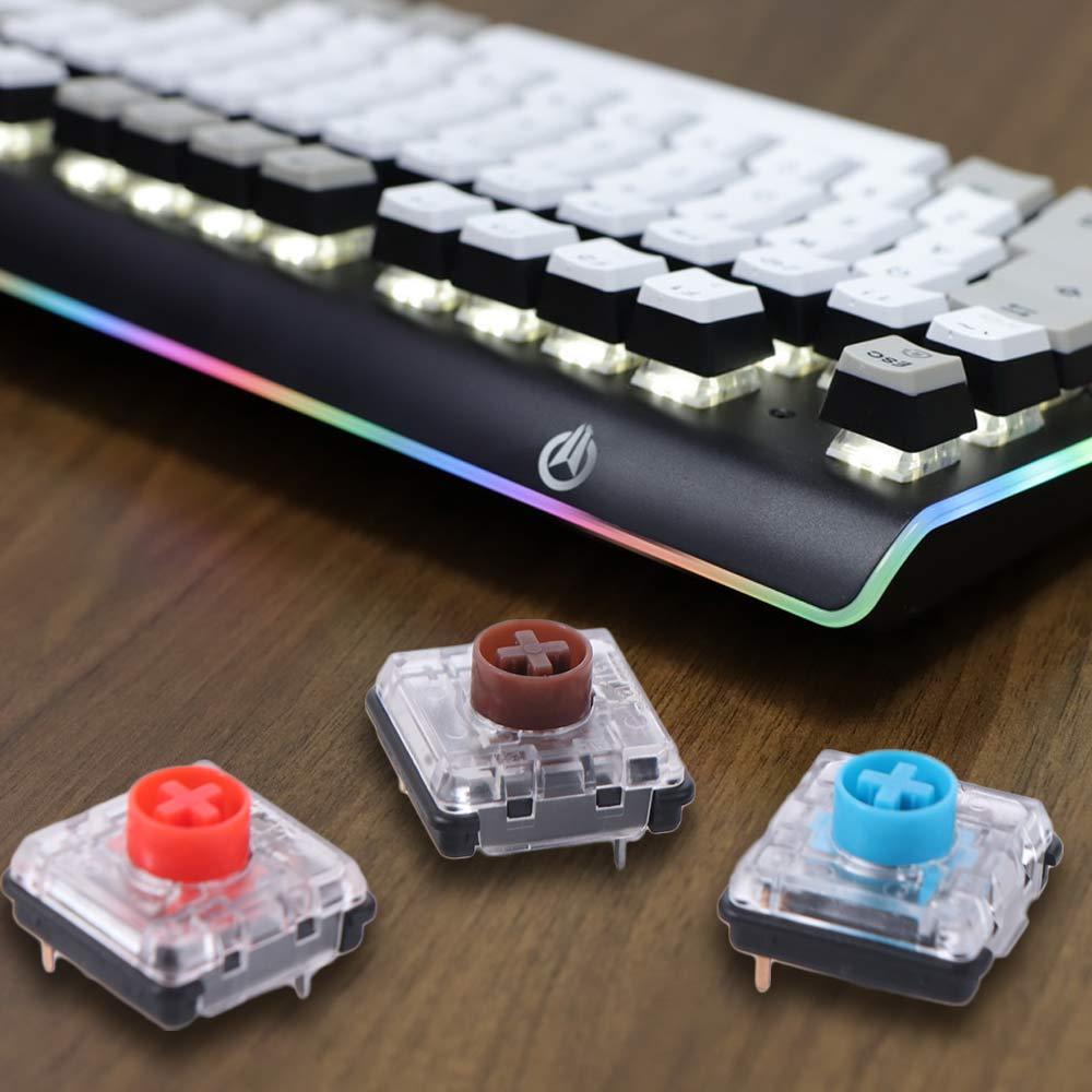 10pcs Acrylic Choc V2 Low Profile Switch High Ultrathin Low RGB Key Keypad  Mechanical Keyboard
