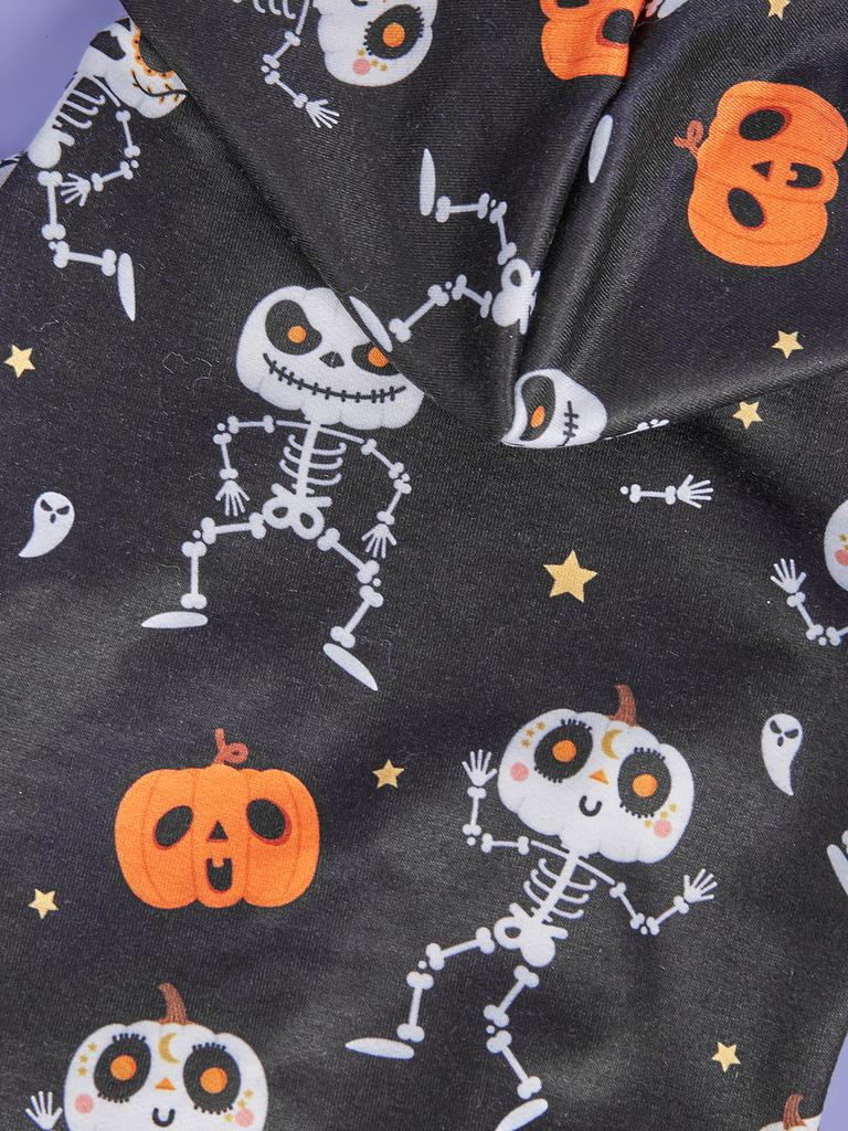 Pet Dog Cat Halloween Skeleton Hoodies  Skull Cute Shirt Puppy Kitteen Costumes Bones Clothes