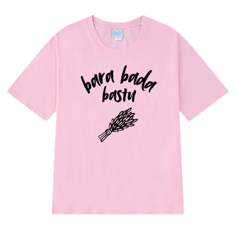 New in Eurovision Song Contest 2025 KAJ Bara bada bastu T shirt Unisex Women Oversized short sleeve Tshirts Unisex 100 Cotton Top
