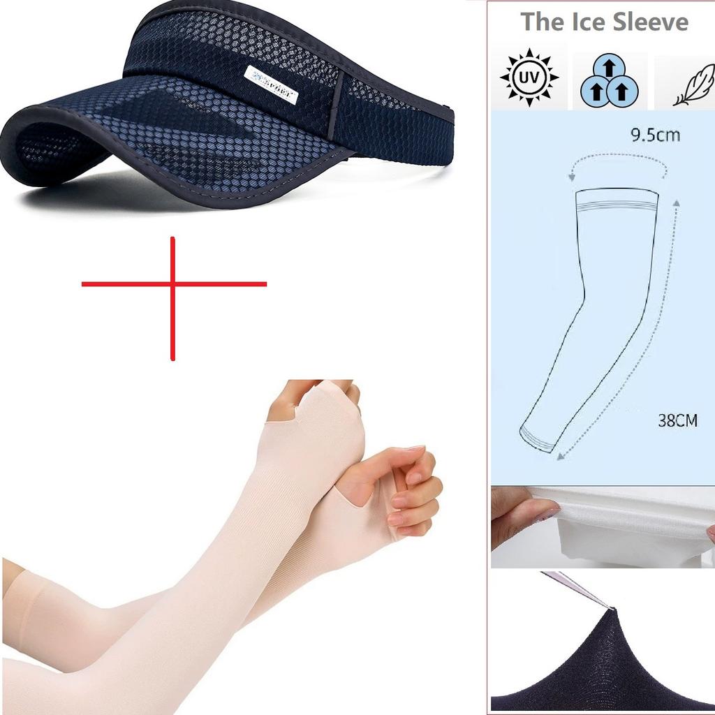 Sun Visor Men Women Mesh Adjustable Baseball Cap Sports Tennis Golf Running Hat
