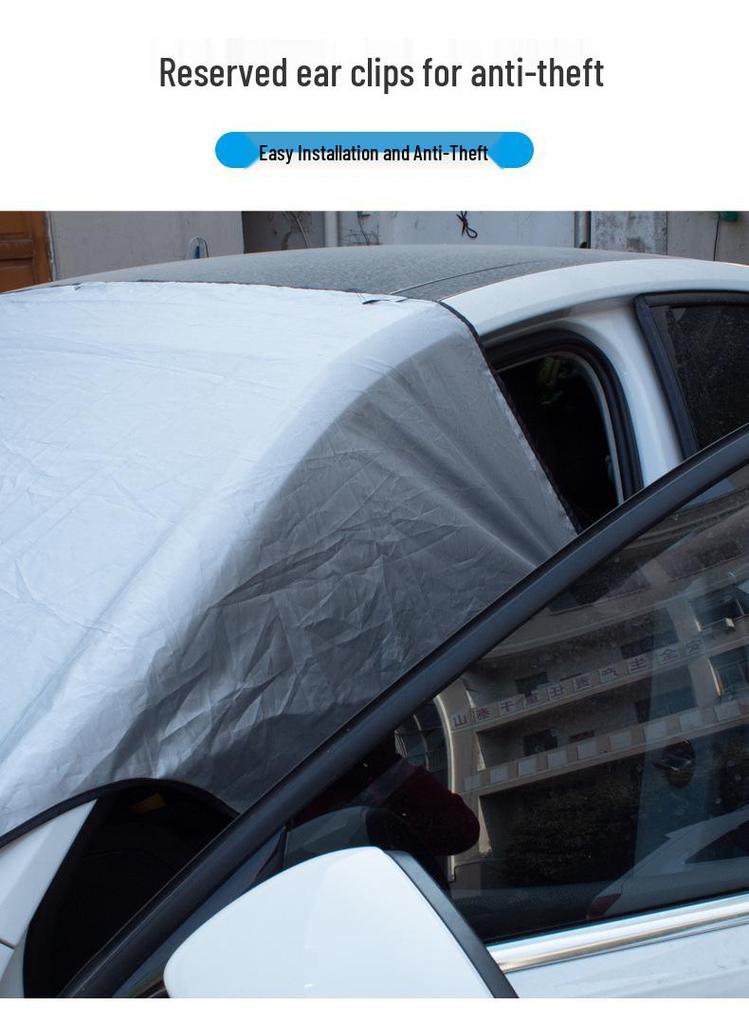 Yu An Magnetic Car Snow and Sun Shield: Anti-Freeze, Anti-Frost Protective Windshield Cover