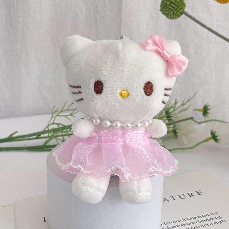 Adorable Kawaii Kitten Pendant Plush Toy Keychain Charm 13cm