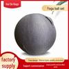 Large Breathable Cotton Linen Yoga Ball Cover - Anti-Dirt, 55cm.