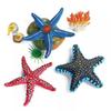 Authentic Sea Star Animal Models For Kids Educational Beach Toys Colorful Pvc Set