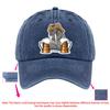 Walrus with Beer Mugs Cowboy Hat Baseball Cap Casual Polyester Adjustable Unisex Adult Cap