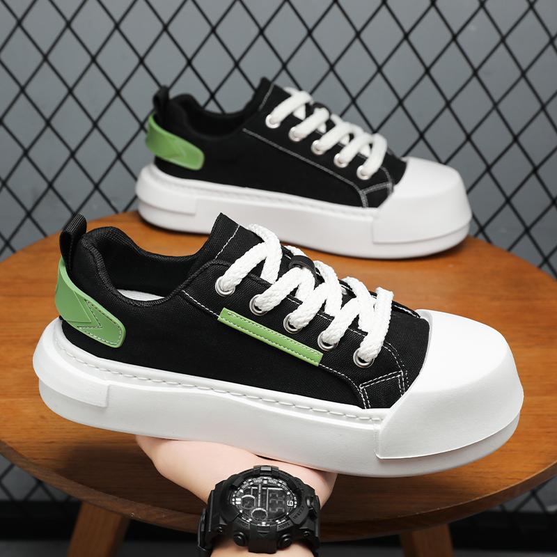 Fashion Fashion Style Men Casual Shoes Outdoor Contrasting Sneakers Versatile Man Canvas Shoes All-match Tenis Masculino Vulcanize Shoes