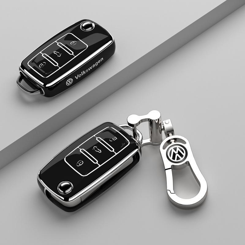 Pro VOLKSWAGEN VW Sportovní styl TPU kryt pouzdro na klíčenku auta Pro Volkswagen VW Polo Golf Passat Tiguan Beetle Caddy T5 Up