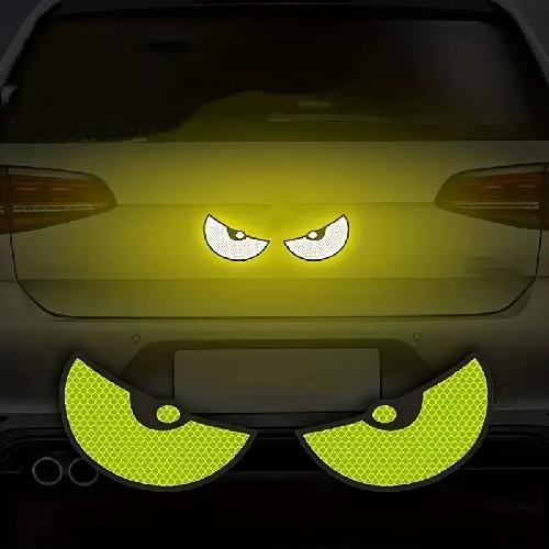 1/10pcs/set Car Bumper Reflective Safety Strip Stickers Car Star Reflective Sticker Reflective Warning Safety Tape