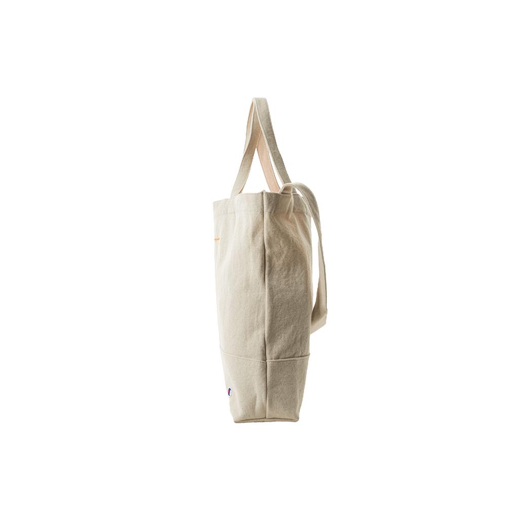 Champion C-Logo Large Capacity Canvas Tote Bag Unisex tote bags White C8-S709B1-M101