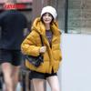 YAYA Women's Casual Hooded Short Down Jacket