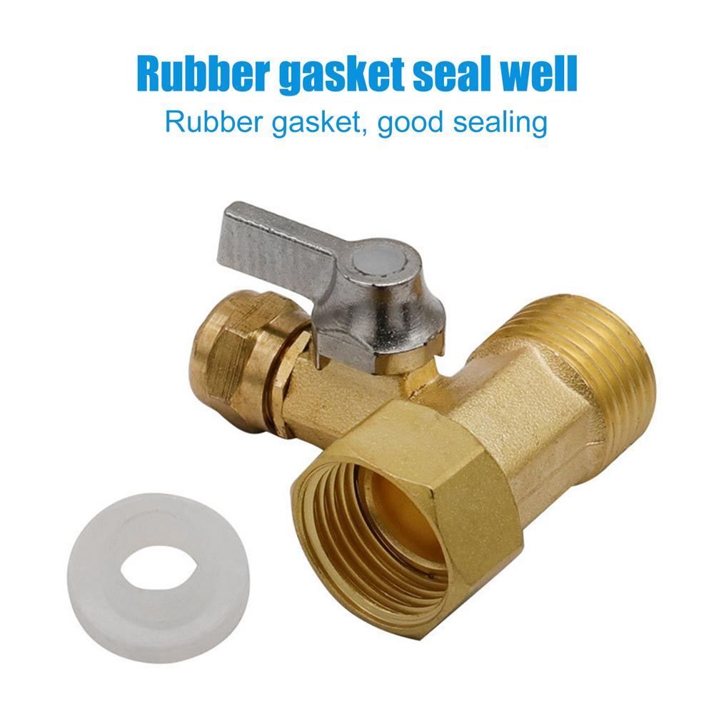 3 Way Ball Valve Leakproof Water Purifier Shut Off Ball Valve Ball Valve Kit Brass Ball Valve Water Supply Lines Shut Off Ball